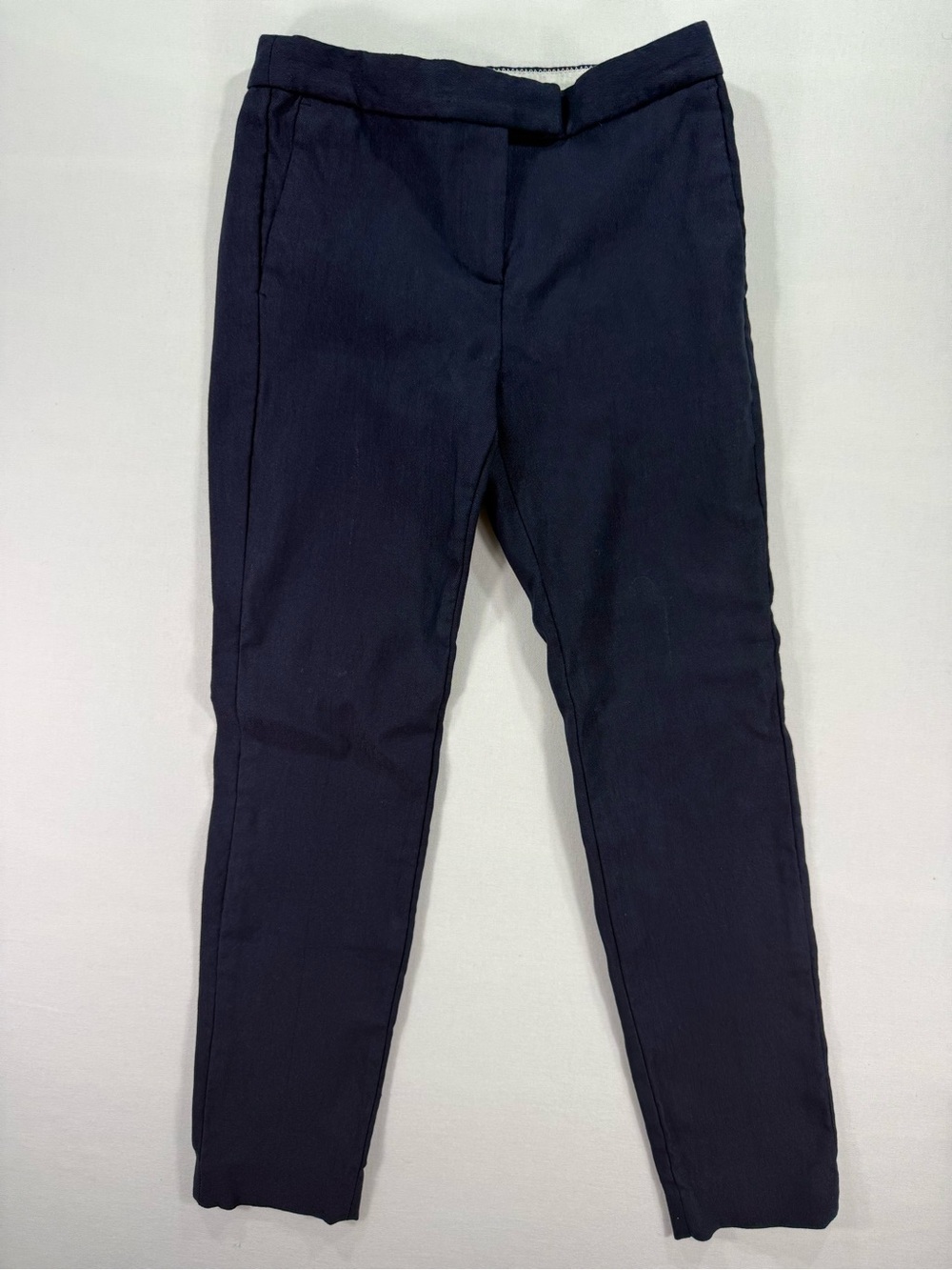 J.Crew Ryder Pant Skinny Ankle Pants in Navy Blue Size 2P